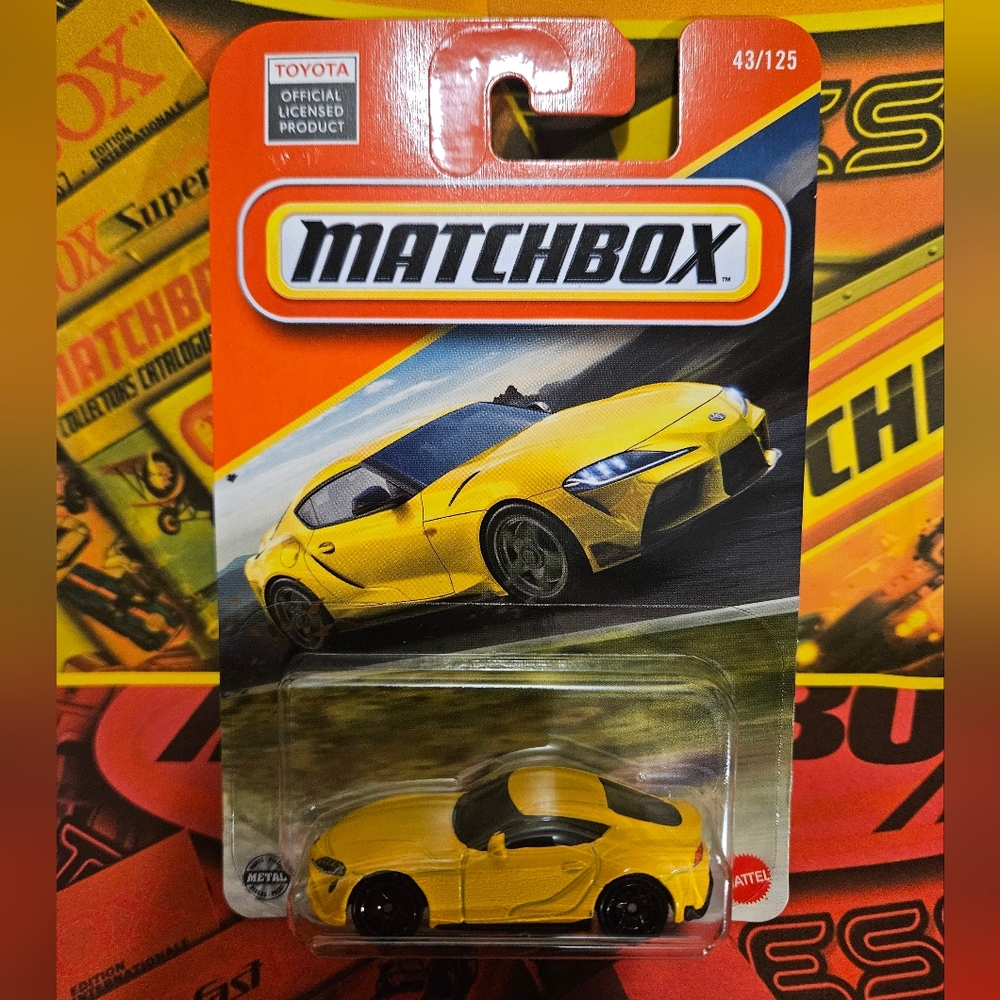 Matchbox Rare Yellow Toyota Supra Collector Car